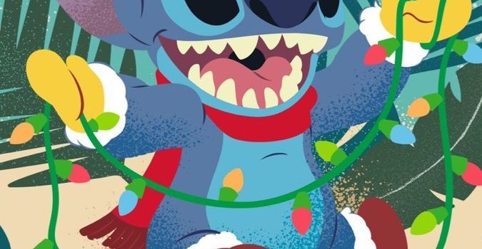 675x1200 Stitch Holiday Wallpaper | Christmas