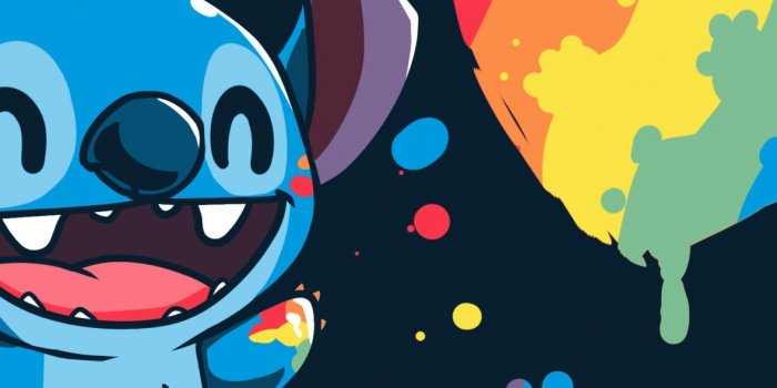 1179x2556 Stitch Wallpaper 4K, Love heart