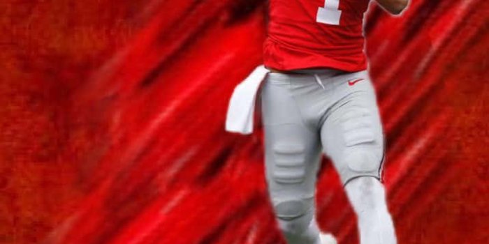 715x1471 Multi-Talented Justin Fields Wallpaper