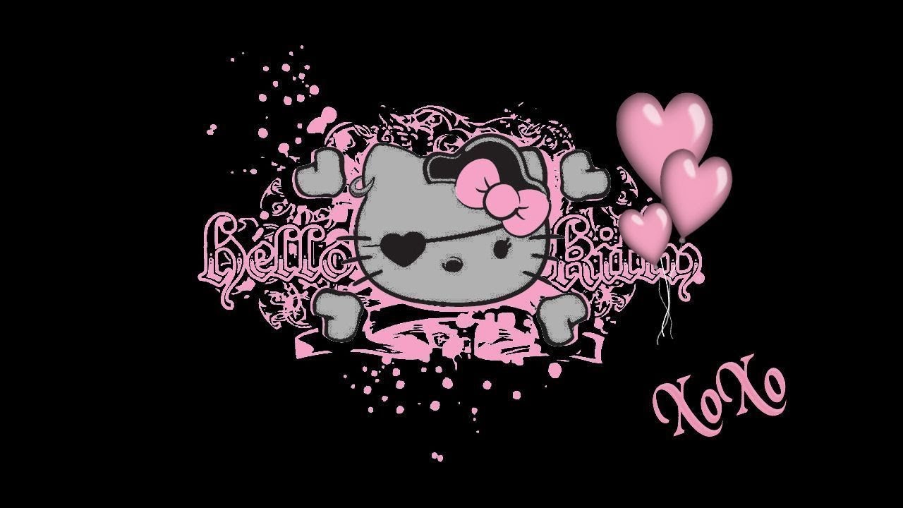1280x720 8 Hours of Emo Punk Goth Hello Kitty