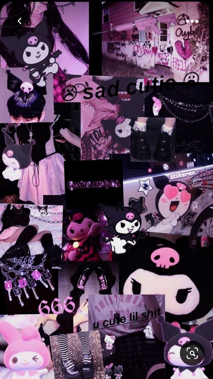736x1308 Emo Hello Kitty Wallpapers