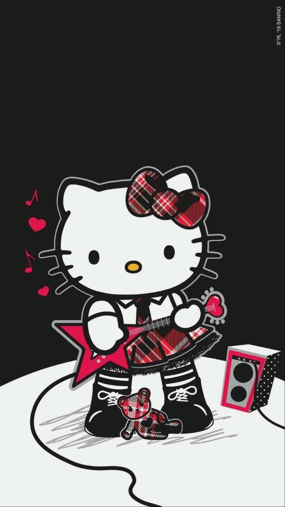 952x1693 emo hello kitty | Hello kitty art