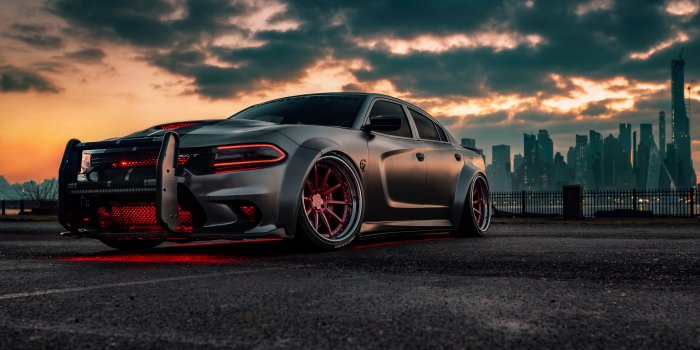 7680x4320 Dodge Charger Hellcat Enforcer 4K