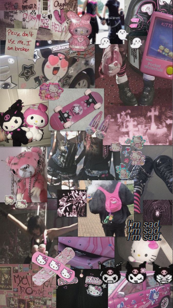 675x1200 Emo Hello Kitty Wallpapers