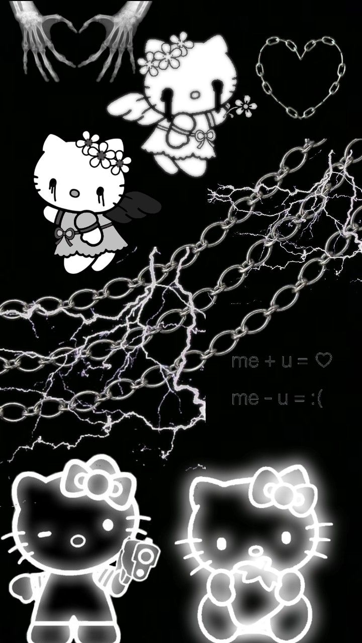 720x1280 Wallpaper emo | Hello kitty iphone
