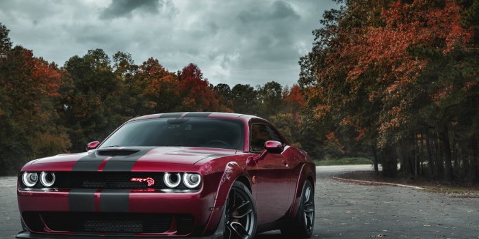 1224x1224 Wallpaper dodge challenger srt hellcat