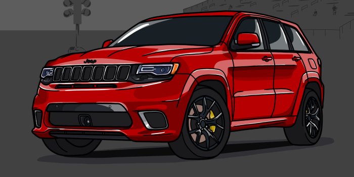 1920x2715 ArtStation - Jeep Grand Cherokee Trackhawk