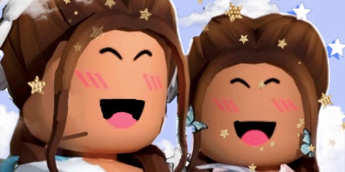 1536x1920 Girl Roblox Avatar Duo Wallpaper