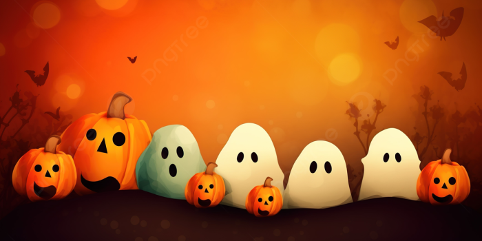 1200x673 Halloween Funny Pumpkins And Ghosts