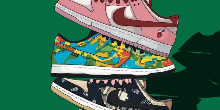 929x1300 sneakers dunk rare collection Wall