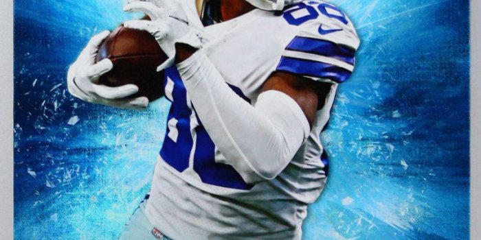 808x1000 CeeDee Lamb Signed Cowboys 16x20 Photo