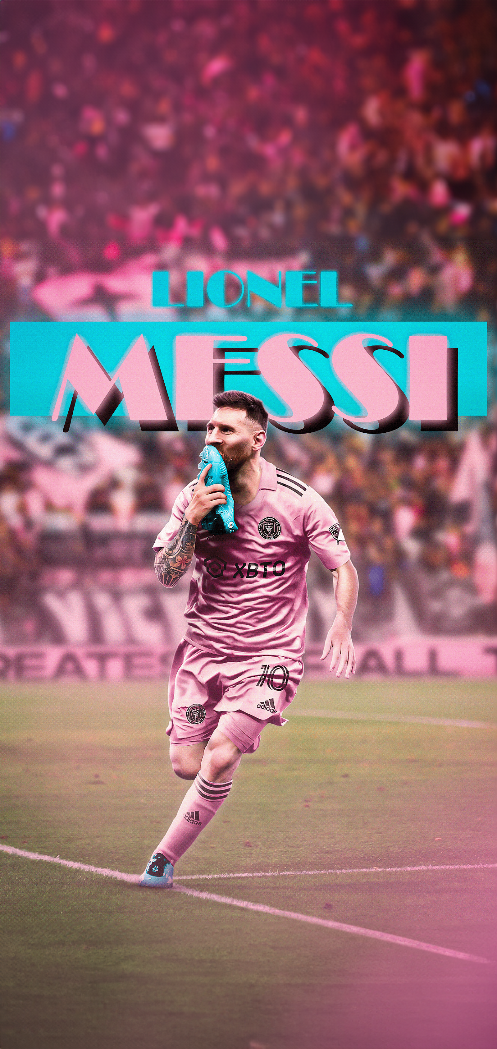 1600x3375 Messi 2023 Inter Miami Wallpapers