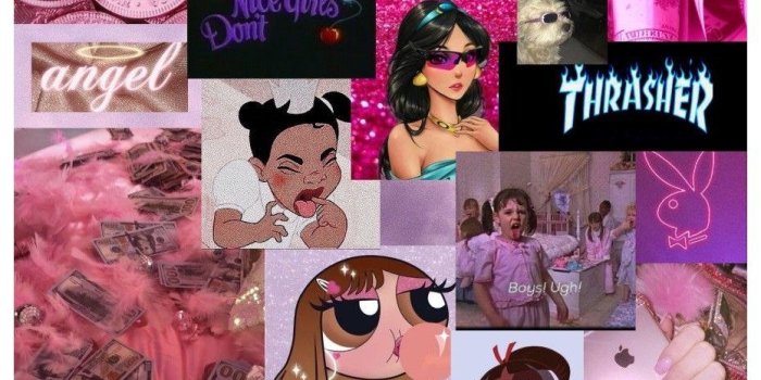 931x1704 Mean Girls aesthetic background Blank