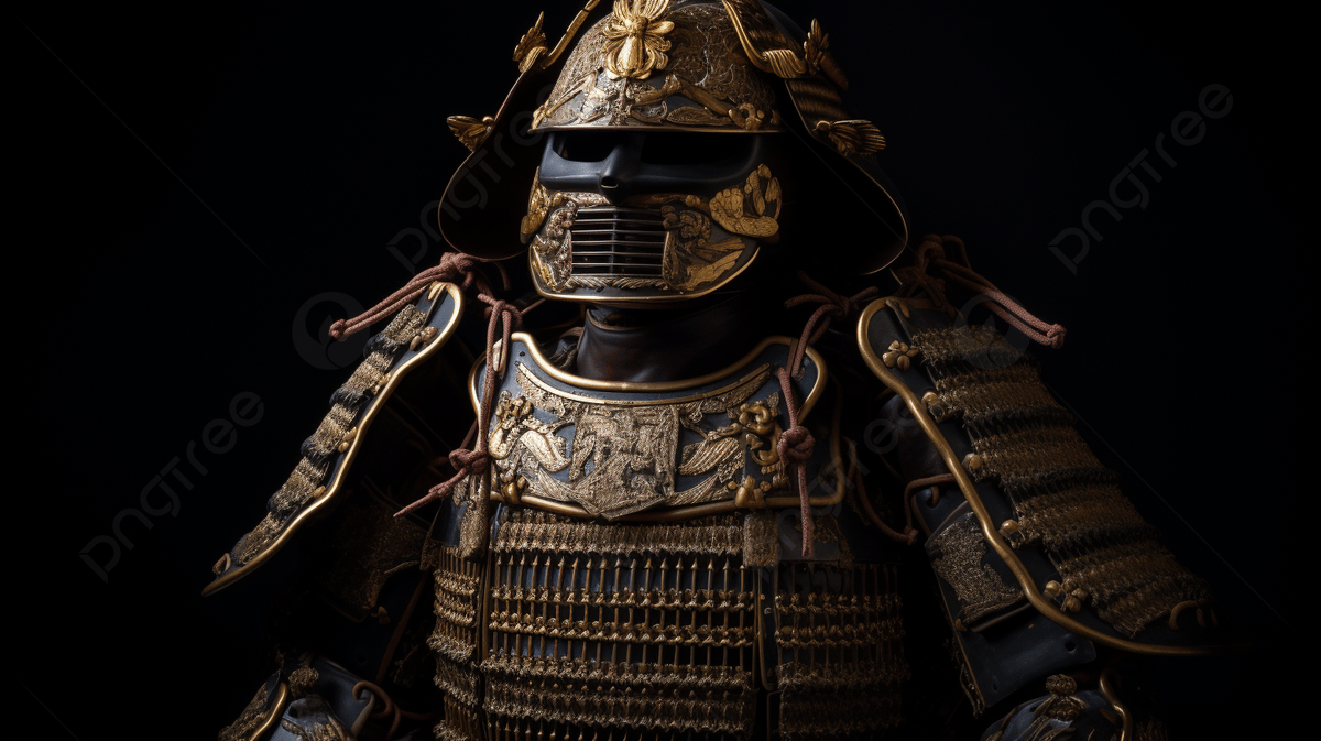 1200x673 Male Samurai Wearing An Armor On A
