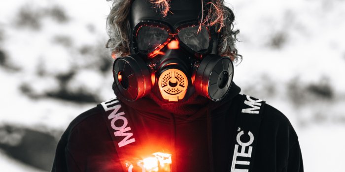 3840x2160 Gas mask Wallpaper 4K, Hoodie, Person