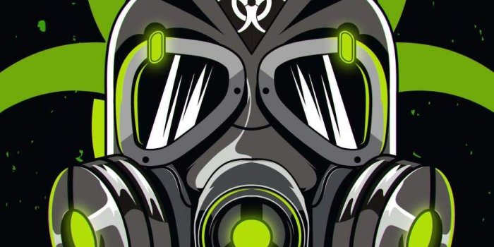 900x1600 Green Mask iPhone Wallpaper | Gas mask
