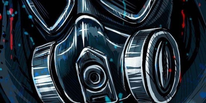 700x1244 Gas mask man art Wallpapers Download