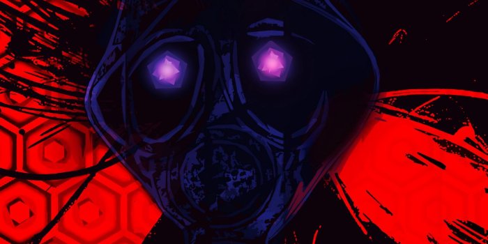 1280x720 Wallpaper gas mask, mask, radiation