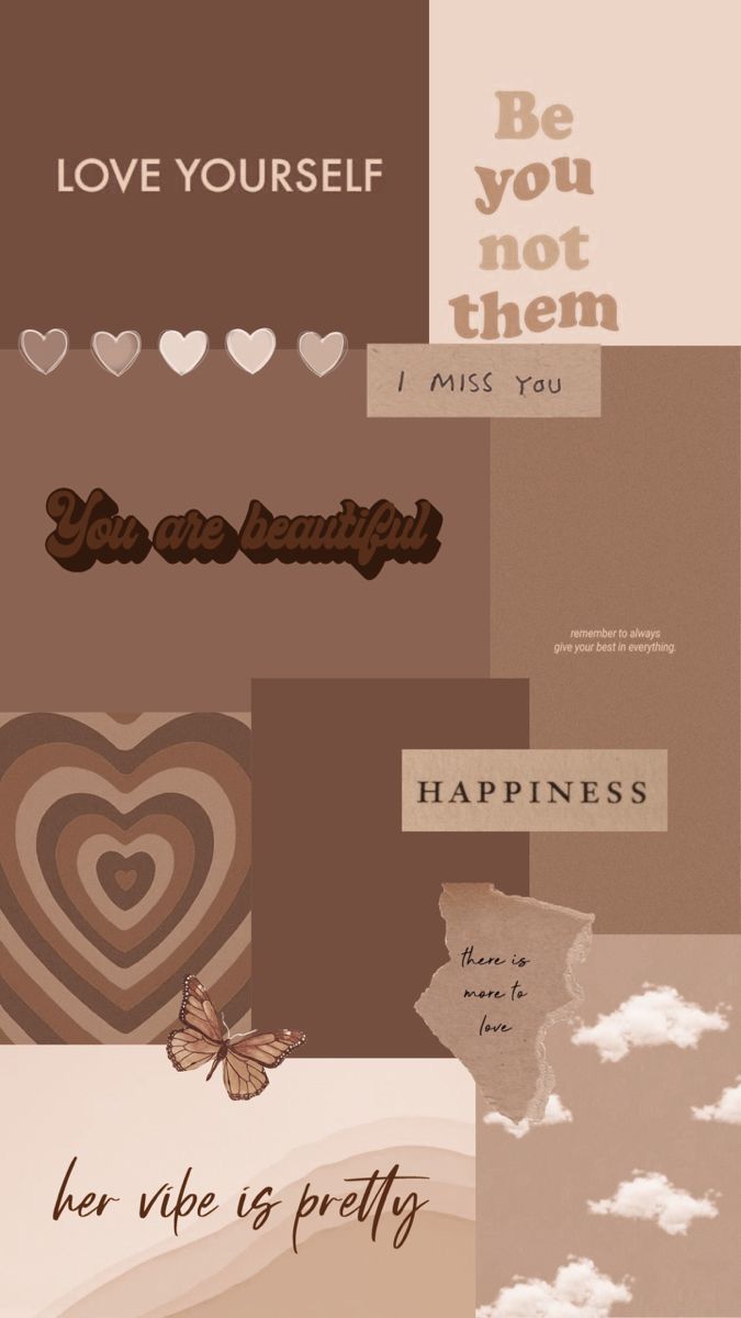 675x1200 Cute brown wallpaper | Simple iphone