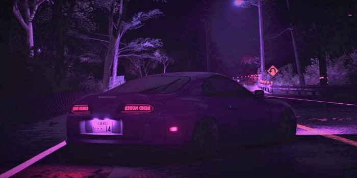 1920x1080 Toyota Supra MK4 Midnight Drive Through
