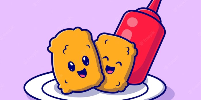 2000x2000 Cartoon Chicken Nugget Wallpapers - Top