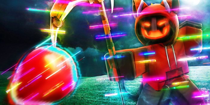 1280x720 in ROBLOX Blade Ball with GLITCH POWERS