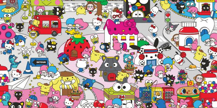 1200x868 Sanrio Town 1000-Piece Puzzle