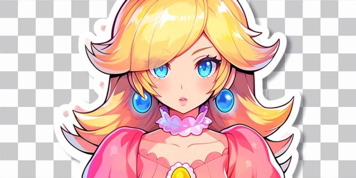 1000x1000 Super Mario Beautiful Princess Peach