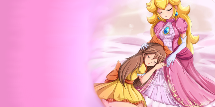 2560x1600 Peach Pink Mario Princess fantasy