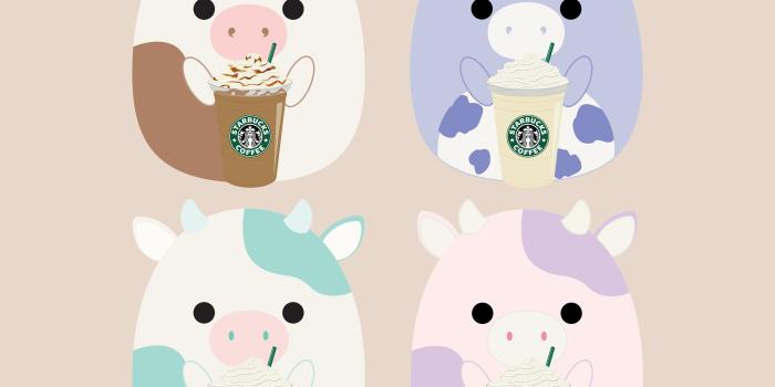 3000x3000 4 Squishmallows Cows Holding A