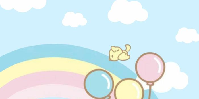 1183x2560 Cinnamoroll & Rainbow Light Blue