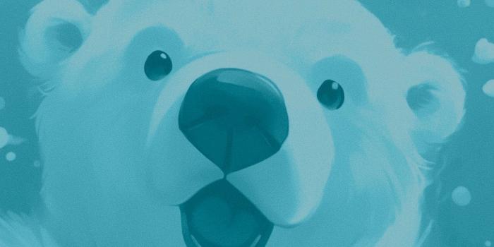 1183x2560 Polar Bear Cute Blue Wallpapers