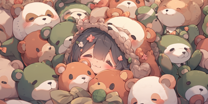 2184x1224 Cute Stuffed Animal Wonderland HD