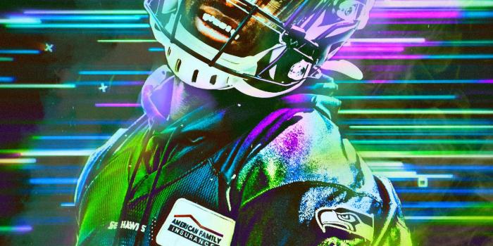 1540x1920 DK Metcalf Digital Neon Art Wallpaper