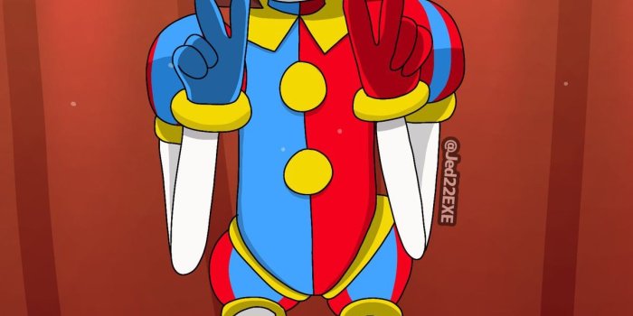 1207x2048 Pomni @Jed22EXE | Circus wallpaper, Art