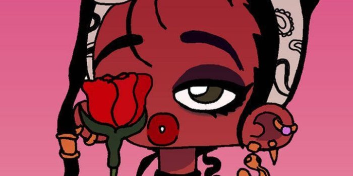 720x1280 Rose Baddie Art Wallpaper