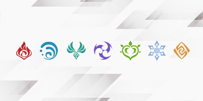 1920x1080 wallpapers of the Genshin elements
