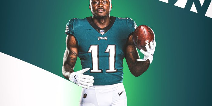 2304x4096 A. J. Brown Eagles Wallpapers