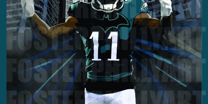 2160x2700 Philadelphia Sport Art swole Batman AJ