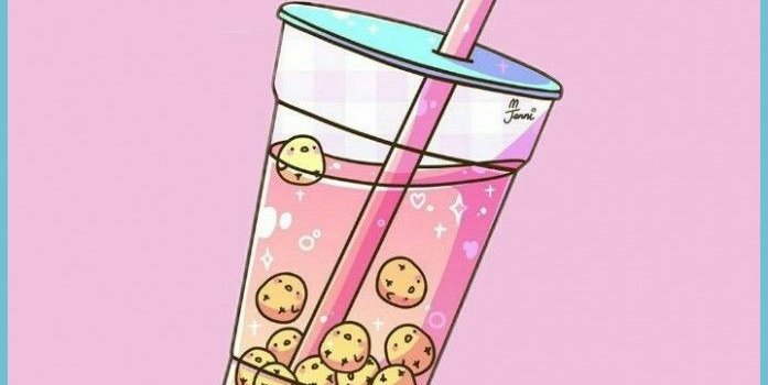 697x1241 Kawaii Boba Wallpapers