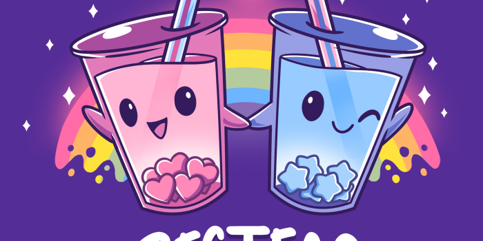 2560x2560 Kawaii bubble tea Wallpaper 4K, Love