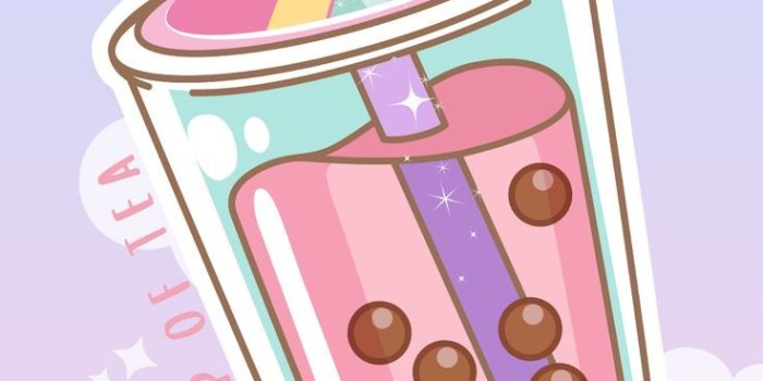 736x1308 Boba Tea | Iphone wallpaper kawaii, Tea