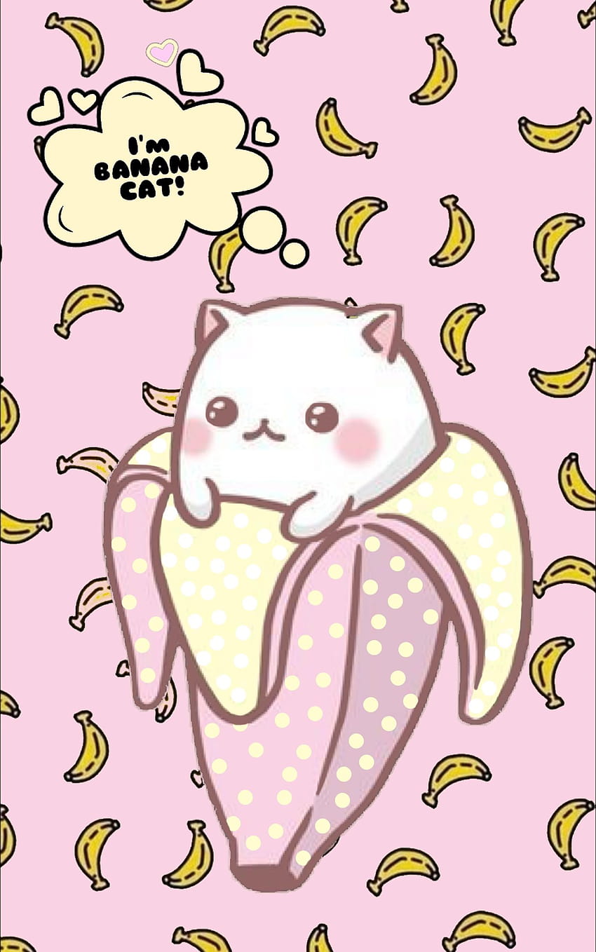 850x1358 Background Banana Cat Wallpaper