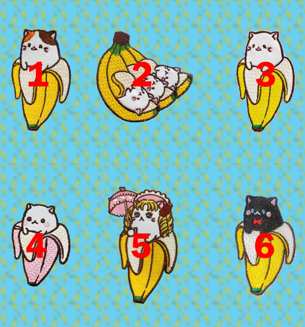 1009x1080 Cat Banana Anime - Etsy Hong Kong