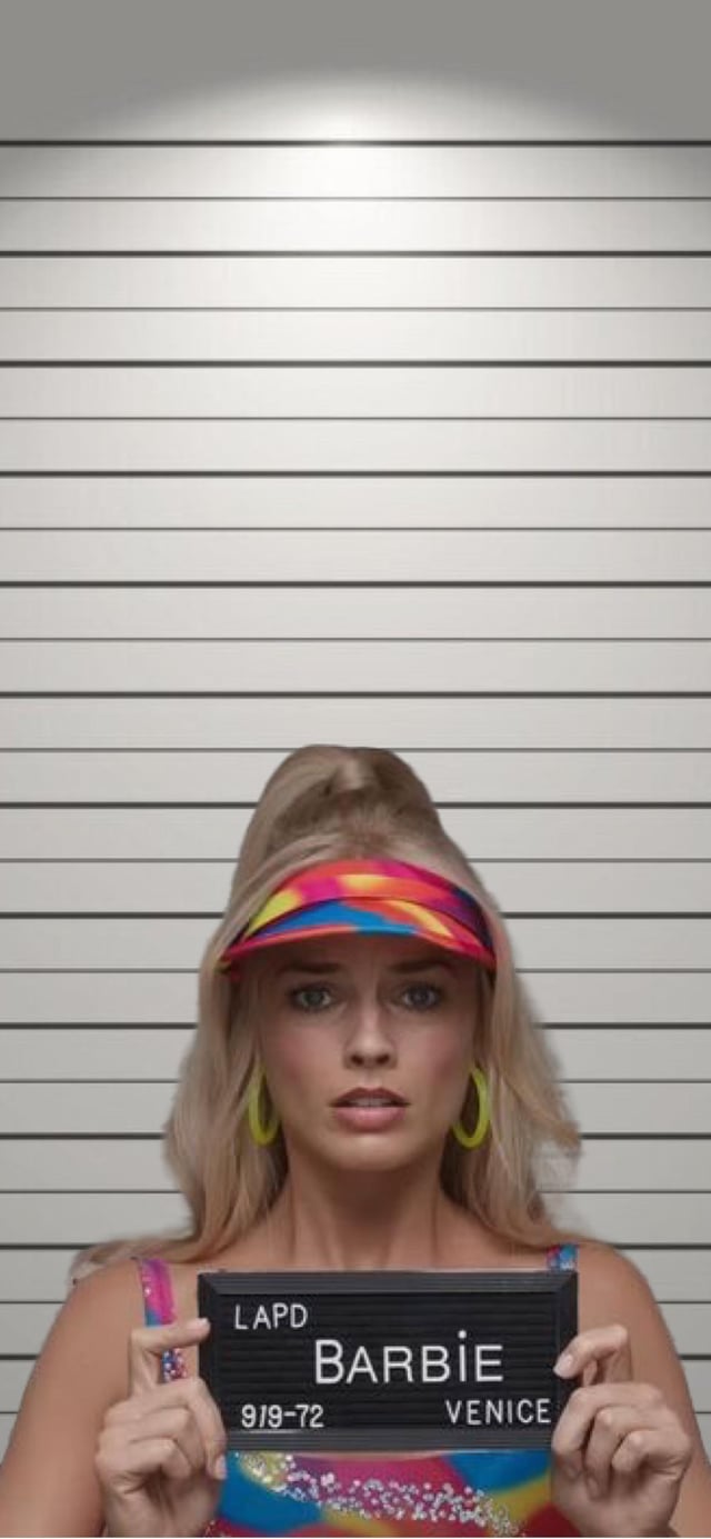 640x1385 Barbie and Kens mugshots from the movie