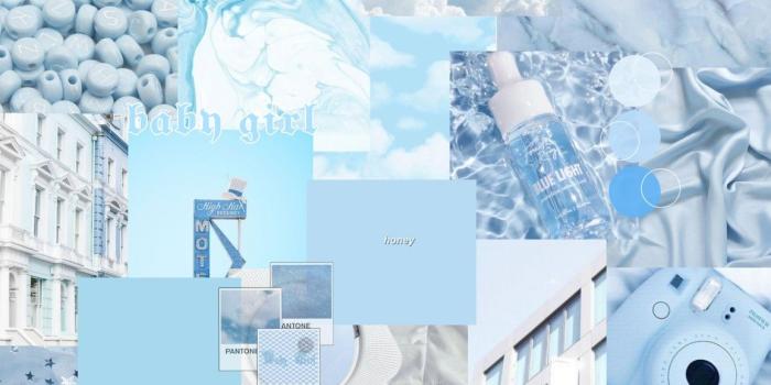 1155x1732 pastel blue collage ~ | Cute blue