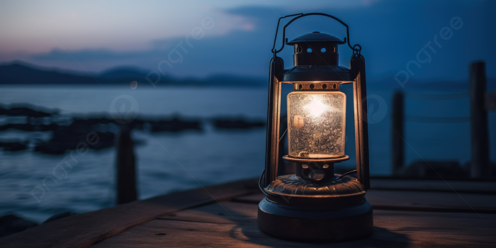 1200x673 An Old Lamp Is Sitting On A Dock At
