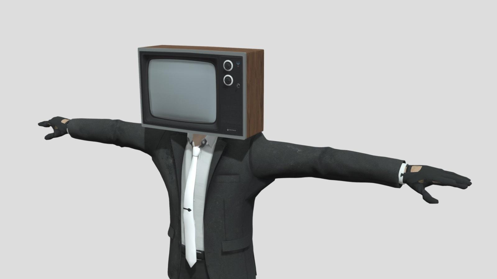 1920x1080 Retro TV Man (Skibidi Toilet Meme