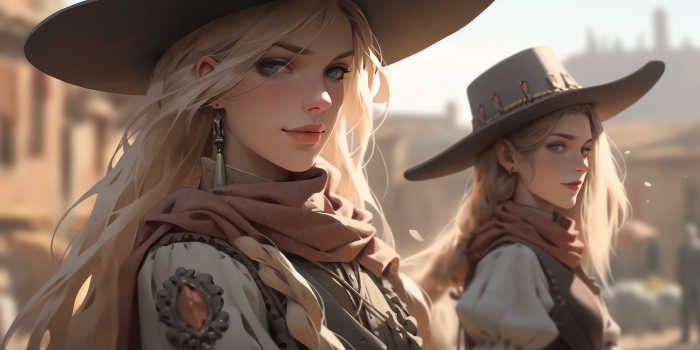 2184x1224 Wild West Cowgirls Wallpaper by patrika