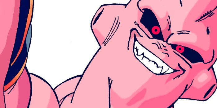 1125x2436 aq91-dragonball-buu-art-illust-cute